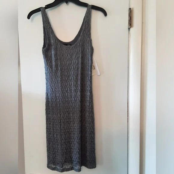 Bloomingdale's | Dresses | Bloomingdale Aqua Small Grey With Metallic Contrast Dress | Poshmark Bloomingdale's | Dresses | Bloomingdale Aqua Small Grey With Metallic Contrast Dress | Poshmark